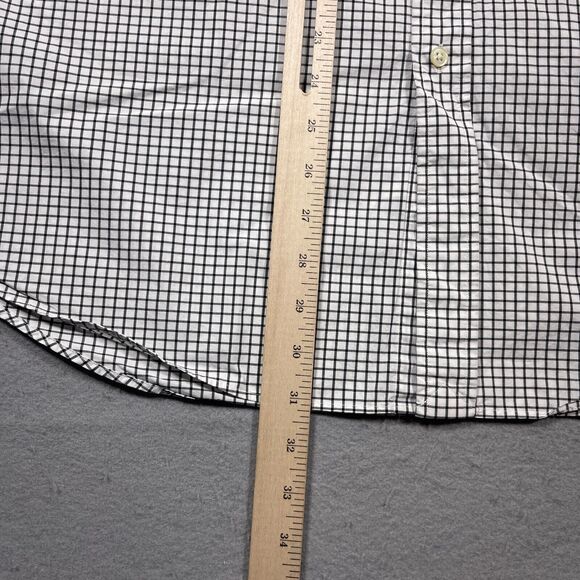 Polo Ralph Lauren Shirt Men XXL Long Sleeve Check White Green Casual Button Up‎ - Picture 7 of 12